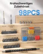 VIWKO 12V Akkuschrauber mit 2000 mAh & 98-teiligem Zubehör – Bohrschrauber für DIY – Bild 2