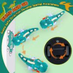 Thedttoy Krabbelnder Dinosaurier mit Musik & LED-Licht – Motorik-Spielzeug für Babys – Bild 4