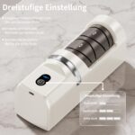 Kiseely Elektrischer Messerschärfer 5-in-1 mit Diamantschleifmittel – wiederaufladbar – Bild 3