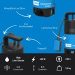 Güde GS 4002 P Schmutzwassertauchpumpe – 400 W, 7500 l/h Förderleistung – Bild 4