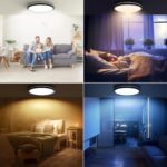 AmazeFan LED Deckenleuchte 24W dimmbar – Fernbedienung, Nachtlicht & Timer für Wohnzimmer – Bild 5
