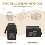 Petsfit Flugtasche Hund 55x40x23 cm – Transportbox für Hunde & Katzen bis 13 kg – Bild 2