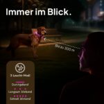Tierhood LED Leuchthalsband Hund Größe S – Aufladbar, 3 Modi, Wasserdicht – Bild 4