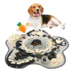 Idota Schnüffelteppich Blütenform 60x60 cm – Intelligenzspielzeug für Hunde & Katzen
