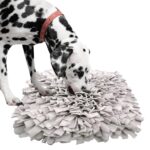 IEUUMLER Schnüffelteppich 45x45cm – Intelligenzspielzeug für Hunde & Katzen