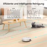 Lefant M210P Saugroboter mit 2200 Pa – Intelligente Navigation für Tierhaare & Hartböden – Bild 4