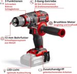 Einhell TP-CD 18/80 Li-i BL Akku-Schlagbohrschrauber – 80 Nm Brushless für Profis – Bild 5