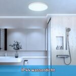 ORALUCE LED Deckenleuchte Rund 28cm 24W 2400lm Kaltweiß IP44 – Badezimmer & Küche – Bild 4