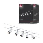 Paulmann Wire System TubeLED 5x4W – LED Seilleuchte Deckenleuchte Chrom matt