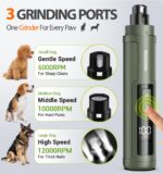 IREDOON Krallenschleifer für Hunde – 3-Gang mit LED & USB-Aufladung für alle Grössen – Bild 2