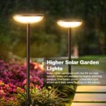 GEARLITE Solarleuchten 40 Lumen – Gartendeko mit IP65 Wasserdicht, 4er Set – Bild 6