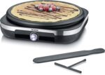 SEVERIN Crêpes Maker mit 38 cm XXL-Platte – Professionelles Crêpeseisen für Zuhause