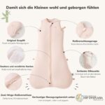 Momcozy Baby Schlafsack 1,5 TOG Bambus – Hüftfreundlich mit Zwei-Wege-Reissverschluss – Bild 3