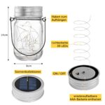 Solpex Solarlaterne 6er-Set mit 180 LEDs – Warmweisse Gartenleuchte IP44 wasserdicht – Bild 6