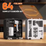 Litheli 20V Akku Bohrschrauber Set mit 64-teiligem Zubehör – 50 Nm Drehmoment für DIY – Bild 7