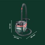metabo ASA 20 L PC Nass-Trockensauger – 1200 W Industriesauger mit PressClean – Bild 2