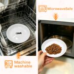 2er Set Erhöhte Katzennäpfe Keramik mit Metallständer – Ergonomische Fütterung für gesunde Verdauung – Bild 6