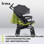 Lionelo Irma Buggy – Leichter Kinderwagen 7 kg mit Liegeposition & Einhand-Faltsystem – Bild 5