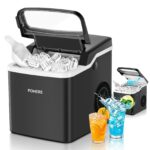 FOHERE 14kg Eiswürfelmaschine – Kompakt mit Selbstreinigung & 2 Eisgrößen