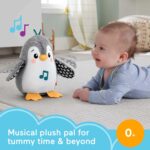 Fisher-Price Wackelnder Pinguin – Interaktives Plüschspielzeug mit Musik für Babys ab Geburt – Bild 3
