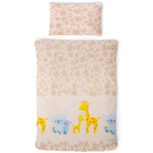 Gräfenstayn® Kinderbettwäsche 2-tlg. Set mit Reissverschluss – Bio-Baumwolle für Babys