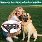 Mayerzon Weicher Korbmaulkorb L – Komfortabler Beissschutz für mittelgrosse bis grosse Hunde – Bild 3
