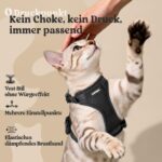 rabbitgoo Katzengeschirr S mit Leine – Ausbruchsicher & Reflektierend für Freigänger – Bild 8