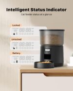 BEMOONY Futterautomat Katze 3L – Programmierbarer Futterspender mit 10s Aufnahmefunktion – Bild 8