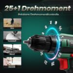 FAHEFANA 20V Akku-Bohrschrauber mit 42Nm & 2000mAh – Makita-kompatibel für DIY – Bild 7
