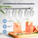 Acmeenjoy Eiswürfelmaschine 12 kg/24h – Schnelle Eisproduktion mit Selbstreinigung – Bild 2