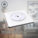 B.K.Licht LED Deckenlampe 29x29 cm, ultraflach – Indirekte Beleuchtung für jeden Raum – Bild 6