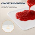 6er Set Silikon Dörrfolie mit Rand – Antihaft Backmatte für Dörrautomaten & Backofen – Bild 4
