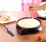 Rosenstein & Söhne Crêpes-Maker 650 W – Elektrischer Crêpeur mit 23 cm Durchmesser – Bild 4