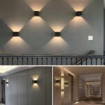OOWOLF 2er-Set Wandleuchte 10x10cm mit G9-LED 4W – IP65 Innen & Außen Warmweiss – Bild 4