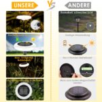 ZWOOS Solar Gartenleuchten 4er Set – IP65 LED Blumenbeleuchtung mit 10-12h Akkulaufzeit – Bild 5