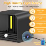GuKKK 2er Set LED-Wandlampe mit Bewegungsmelder – Kabellose Akku-Wandleuchte 3000K – Bild 7
