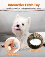 SCHITEC Quietsch-Spielbälle 6er Set – Interaktives Latex-Hundespielzeug für Welpen & kleine Hunde – Bild 4