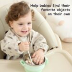 PewinGo Entwöhnungslätzchen mit langen Ärmeln – Wasserdicht & maschinenwaschbar für Babys 6–36 Monate – Bild 5