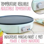 ScrapCooking Crêpes Maker Ø28 cm – Elektrische Crêpe-Maschine mit Antihaftplatte & Zubehör – Bild 5