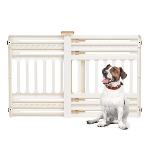 Iris Ohyama Haustier-Absperrgitter PBR-600 – Flexibler Raumteiler für kleine Hunde