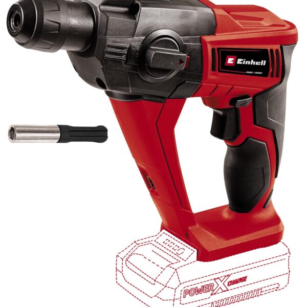 Einhell Akku-Bohrhammer TE-HD 18 Li Solo – Profi-Schlagbohrer für Beton & Mauerwerk