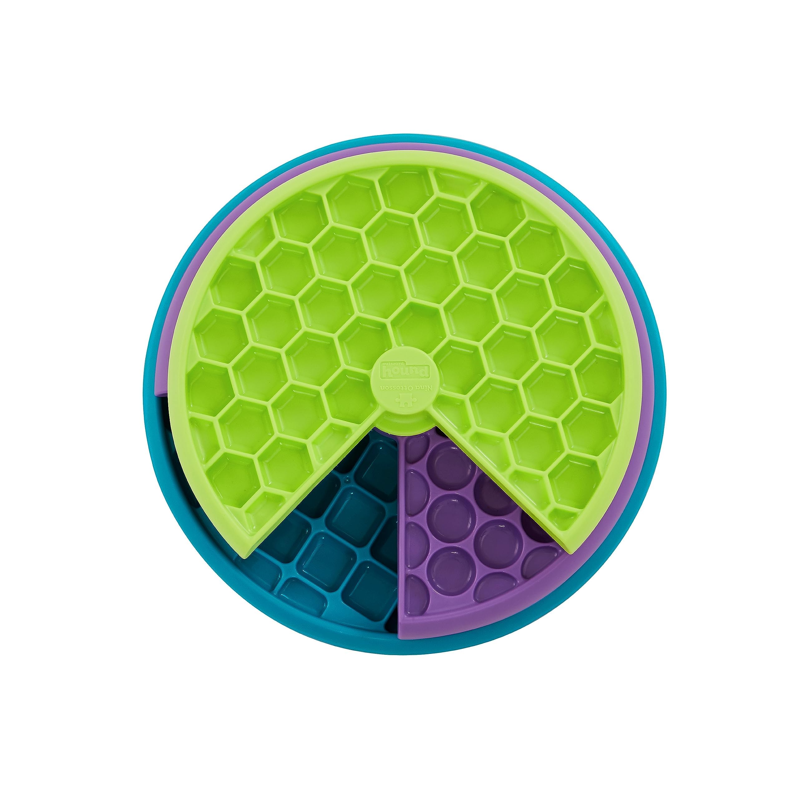 Outward Hound Nina Ottosson Lickin' Layers Puzzle – Intelligenzspielzeug Stufe 2 für Hunde