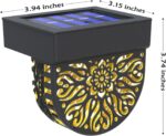 Lifeel Solarleuchten 6er Set – Dekorative LED Gartenlampen mit Mandala-Muster für aussen – Bild 7