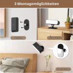 Lacasa LED Wandleuchte 2er-Set mit Akku, Fernbedienung & 360° Drehgelenk – Dimmbar – Bild 7