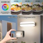 VivaLet LED Wandlampe 20W 2000LM IP65 – Up & Down Beleuchtung für Innen & Aussen – Bild 5