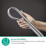 hansgrohe Isiflex Duschschlauch 1,60 m – Verdrehschutz & Knickschutz in Chrom – Bild 3