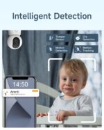 ARENTI Babyphone mit 5" Display & 1080P PTZ Kamera – App-Steuerung & Nachtsicht für Babys – Bild 5