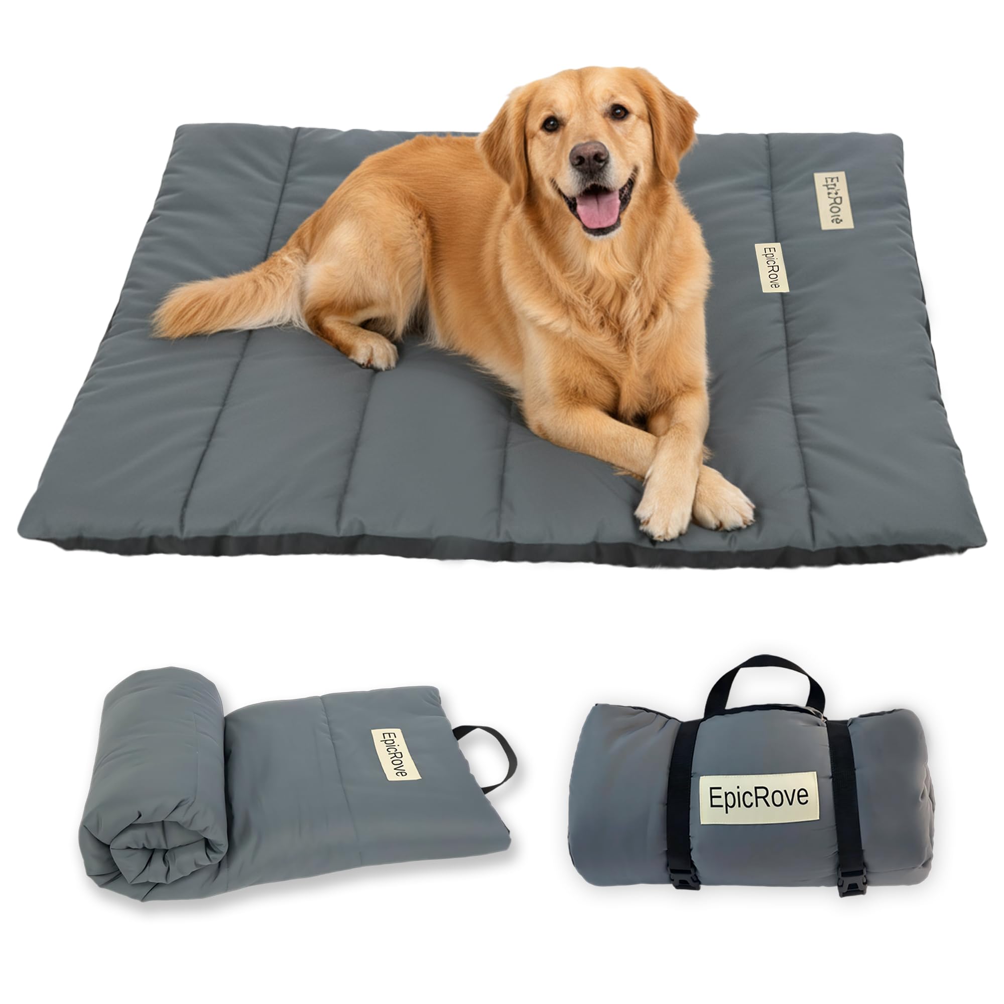 EpicRove Hundedecke 110×68 cm wasserdicht – rutschfeste Hundematte für Auto, Reise & Outdoor