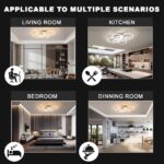 RUYI 72W LED Deckenleuchte Ø80cm – Dimmbar mit Farbwechsel & Fernbedienung – Bild 7
