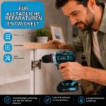 Dexnoca 21V Akkuschrauber Set 92-teilig mit 45Nm & 2.0Ah Akku – Professionelle Bohrmaschine – Bild 2